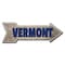 Signmission Vermont Arrow Decal Funny Home Decor 30in Wide D-A-10-999555 - alternate 1